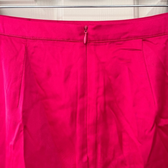 NWT Sincerely Jules Bright Pink Satin Mini Skirt M - Picture 6 of 15